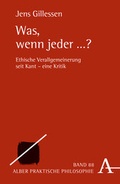 Cover: Was, wenn jeder ...? - Karl Alber Verlag