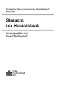 Cover: Steuern Im Sozialstaat - Otto Schmidt Verlag