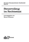 Cover: Steuervollzug Im Rechtsstaat - Otto Schmidt Verlag