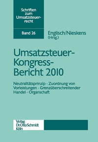 Abbildung von: Umsatzsteuer-Kongress-Bericht 2010 - Otto Schmidt Verlag