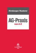 Cover: Ag-Praxis Von a - Z - Otto Schmidt Verlag