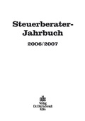 Cover: Steuerberater-Jahrbuch 2006/2007 - Otto Schmidt Verlag