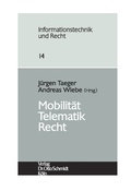Cover: Mobilitaet -Telematik - Recht - Otto Schmidt Verlag