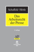 Cover: Das Arbeitsrecht Der Presse - Otto Schmidt Verlag