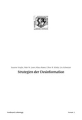 Cover: Strategien der Desinformation - Brill Deutschland