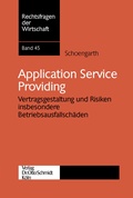Cover: Application Service Providing - Otto Schmidt Verlag