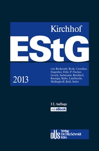 Abbildung von: Einkommensteuergesetz - Otto Schmidt Verlag