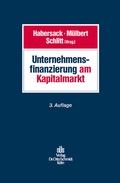 Cover: Unternehmensfinanzierung Am Kapitalmarkt - Otto Schmidt Verlag