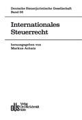 Cover: Internationales Steuerrecht - Otto Schmidt Verlag
