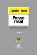 Cover: Presserecht - Otto Schmidt Verlag