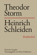 Cover: Theodor Storm - Heinrich Schleiden - Erich Schmidt Verlag