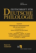 Cover: Philologie als Textwissenschaft - Erich Schmidt Verlag