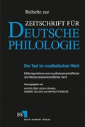 Cover: Der Text im musikalischen Werk - Erich Schmidt Verlag