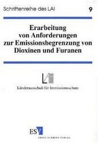 Abbildung von: Erarbeitung von Anforderungen zur Emissionsbegrenzung von Dioxinen und Furanen - Erich Schmidt Verlag