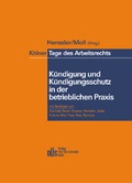 Cover: K&ouml;lner Tage des Arbeitsrechts - Otto Schmidt Verlag