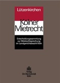 Cover: K&ouml;lner Mietrecht - Otto Schmidt Verlag