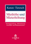 Cover: Mieth&ouml;he und Mieterh&ouml;hung - Otto Schmidt Verlag