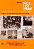 Cover: Mechanisch-biologische Verfahren zur stoffspezifischen Abfallbeseitigung - Erich Schmidt Verlag