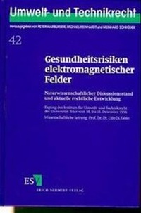 Bild: Gesundheitsrisiken elektromagnetischer Felder - Erich Schmidt Verlag