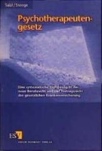 Abbildung von: Psychotherapeutengesetz - Erich Schmidt Verlag