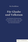 Cover: F&uuml;r Glaube und Volkstum - Brill Deutschland