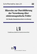 Bild: Hinweise zur Durchführung der Verordnung über elektromagnetische Felder - Erich Schmidt Verlag