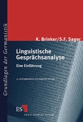Cover: Linguistische Gespr&auml;chsanalyse - Erich Schmidt Verlag