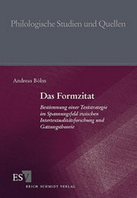 Enlarge image Cover: Das Formzitat - Erich Schmidt Verlag
