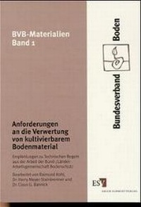 Abbildung von: Anforderungen an die Verwertung von kultivierbarem Bodenmaterial - Erich Schmidt Verlag