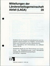 Abbildung von: LAGA-Mitteilung 28 - Erich Schmidt Verlag