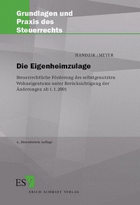 Abbildung von: Die Eigenheimzulage - Erich Schmidt Verlag