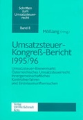 Cover: Umsatzsteuerkongress-Bericht 1995/96 - Otto Schmidt Verlag