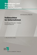 Bild: Vollmachten im Unternehmen - Erich Schmidt Verlag