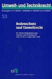 Abbildung von: Bodenschutz und Umweltrecht - Erich Schmidt Verlag