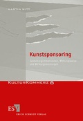 Cover: Kunstsponsoring - Erich Schmidt Verlag