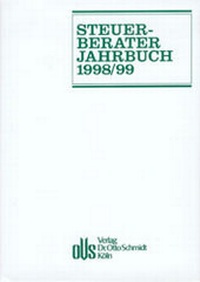 Abbildung von: Steuerberater-Jahrbuch - Otto Schmidt Verlag