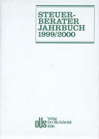Abbildung von: Steuerberater-Jahrbuch - Otto Schmidt Verlag