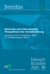 Bild: Nationale und internationale Perspektiven der Umweltordnung - Erich Schmidt Verlag