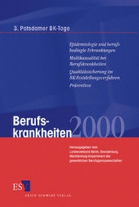 Abbildung von: Berufskrankheiten 2000 - Erich Schmidt Verlag