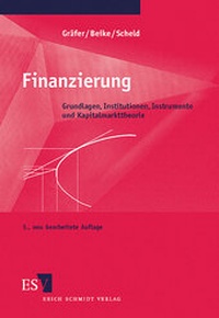 Enlarge image Cover: Finanzierung - Erich Schmidt Verlag