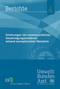 Bild: Erfahrungen mit umweltrechtlichen Genehmigungsverfahren anhand exemplarischer Standorte - Erich Schmidt Verlag