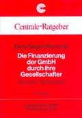 Cover: Die Finanzierung der GmbH durch ihre Gesellschafter - Otto Schmidt Verlag