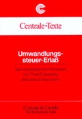 Cover: Umwandlungssteuer-Erlass - Otto Schmidt Verlag
