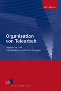 Cover: Organisation von Telearbeit - Erich Schmidt Verlag