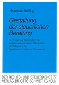 Abbildung von: Gestaltung der steuerlichen Beratung - Otto Schmidt Verlag