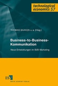 Cover: Business-to-Business-Kommunikation - Erich Schmidt Verlag