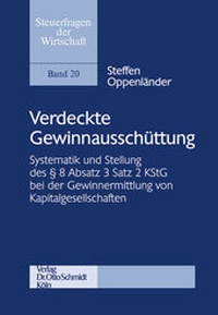 Abbildung von: Verdeckte Gewinnausschüttung - Otto Schmidt Verlag