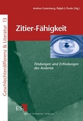 Cover: Zitier-F&auml;higkeit - Erich Schmidt Verlag