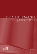 Cover: E.T.A. Hoffmann-Jahrbuch 2001 - Erich Schmidt Verlag