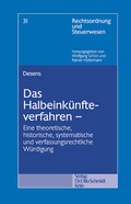 Cover: Das Halbeink&uuml;nfteverfahren - Otto Schmidt Verlag